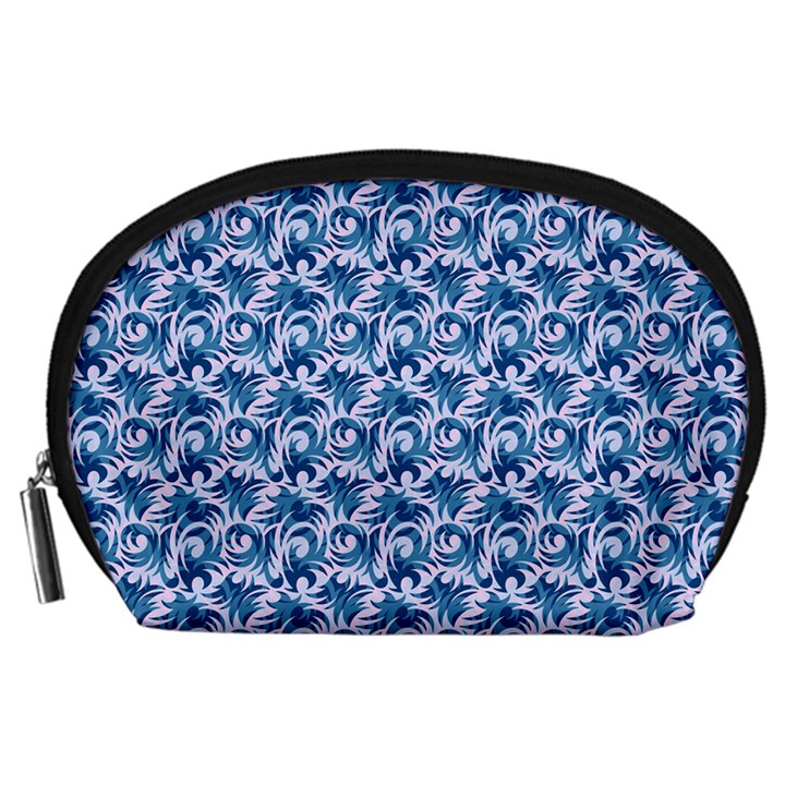 Blue Pattern Scrapbook Accessory Pouch (Large)