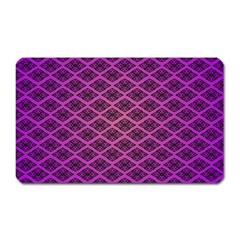 Pattern Texture Geometric Patterns Purple Magnet (rectangular)