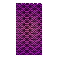 Pattern Texture Geometric Patterns Purple Shower Curtain 36  X 72  (stall) 