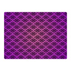 Pattern Texture Geometric Patterns Purple Double Sided Flano Blanket (mini) 