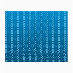 Background Texture Pattern Blue Small Glasses Cloth (2 Sides) by Dutashop