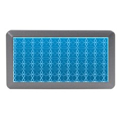 Background Texture Pattern Blue Memory Card Reader (mini)