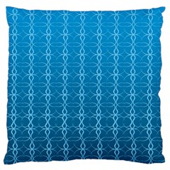 Background Texture Pattern Blue Large Flano Cushion Case (one Side)