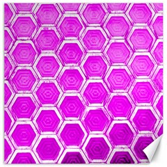 Hexagon Windows  Canvas 12  X 12  by essentialimage365