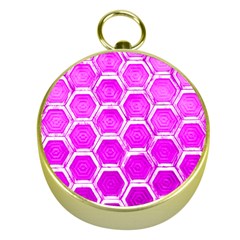 Hexagon Windows  Gold Compasses by essentialimage365