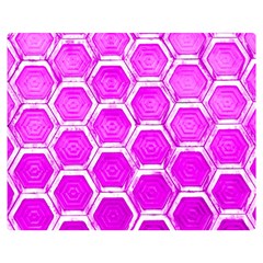Hexagon Windows  Double Sided Flano Blanket (medium)  by essentialimage365