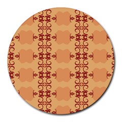 Background Wallpaper Brown Round Mousepads