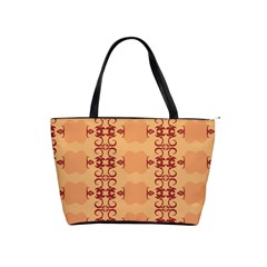 Background Wallpaper Brown Classic Shoulder Handbag