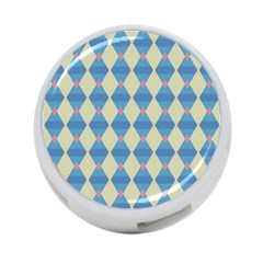 Pattern Texture Chevron 4-port Usb Hub (one Side)