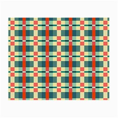 Texture Plaid Small Glasses Cloth