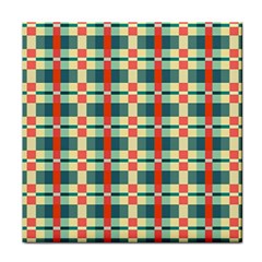 Texture Plaid Face Towel by Dutashop