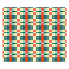 Texture Plaid Double Sided Flano Blanket (small) 