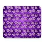 Pattern Texture Feet Dog Purple Large Mousepads Front