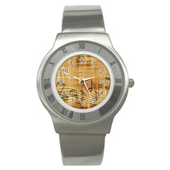 Dance Music Stainless Steel Watch by Dutashop