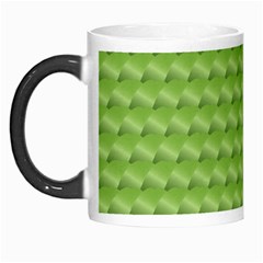 Green Pattern Ornate Background Morph Mugs