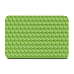 Green Pattern Ornate Background Plate Mats by Dutashop