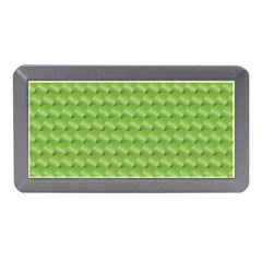 Green Pattern Ornate Background Memory Card Reader (mini)