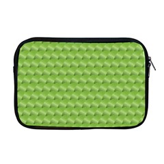 Green Pattern Ornate Background Apple Macbook Pro 17  Zipper Case