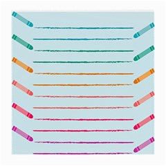 Crayon Background School Paper Medium Glasses Cloth