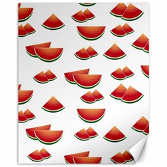 Summer Watermelon Pattern Canvas 11  X 14 