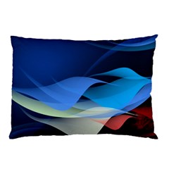 Flower Background Blue Design Pillow Case