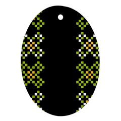 Pattern Background Vector Seamless Ornament (oval)