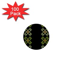 Pattern Background Vector Seamless 1  Mini Buttons (100 Pack)  by Dutashop