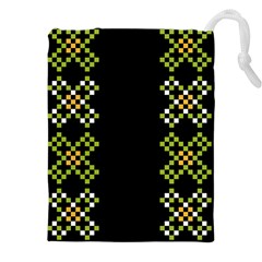 Pattern Background Vector Seamless Drawstring Pouch (4xl)