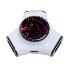 Background Abstract Star 3-port Usb Hub