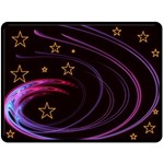 Background Abstract Star Double Sided Fleece Blanket (Large)  80 x60  Blanket Front