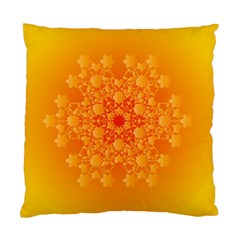 Fractal Yellow Orange Standard Cushion Case (two Sides) by Dutashop