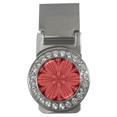 Background Floral Pattern Money Clips (cz) 