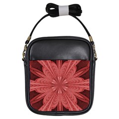 Background Floral Pattern Girls Sling Bag