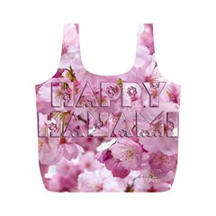 Cherry Blossom Photography Happy Hanami Sakura Matsuri Full Print Recycle Bag (m) by yoursparklingshop
