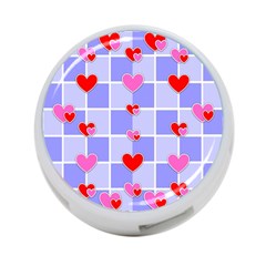 Love Hearts Valentine Decorative 4-port Usb Hub (two Sides)