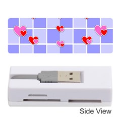 Love Hearts Valentine Decorative Memory Card Reader (stick)