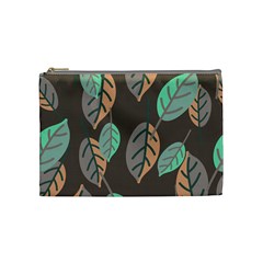 Leaf Brown Cosmetic Bag (medium)