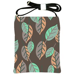 Leaf Brown Shoulder Sling Bag