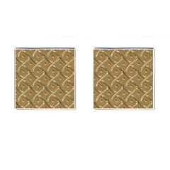 Gold Background Modern Cufflinks (square)