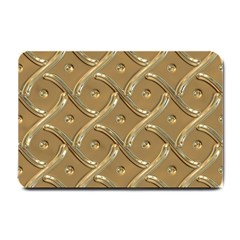 Gold Background Modern Small Doormat 