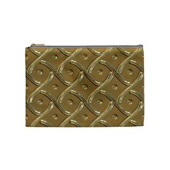 Gold Background Modern Cosmetic Bag (medium)