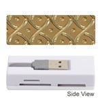 Gold Background Modern Memory Card Reader (Stick) Front