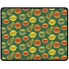 Background Fruits Several Fleece Blanket (medium)  by Dutashop