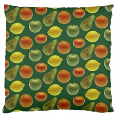 Background Fruits Several Large Flano Cushion Case (two Sides)