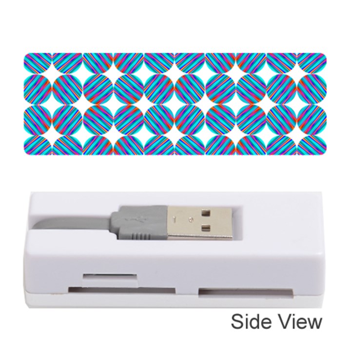 Geometric Dots Pattern Memory Card Reader (Stick)