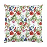 Summer flowers pattern Standard Cushion Case (Two Sides) Back