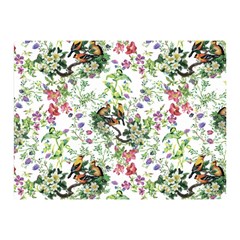 Green Flora Double Sided Flano Blanket (mini)  by goljakoff