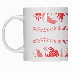 Folk Ornament White Mugs by Eskimos