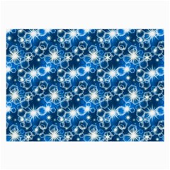 Star Hexagon Deep Blue Light Large Glasses Cloth (2 Sides)