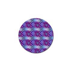 Snow Blue Purple Tulip Golf Ball Marker (10 Pack)